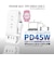 カシムラ　(国内/海外対応)旅行用電源タップAC4 USBA＋C2 PD45W 1m リバーシブルWM33