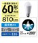 パナソニック　LED電球 人感センサー付 ホワイト [E26/昼光色/60W相当/一般電球形] LDA8DGKUNS