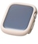 エレコム　アップルウォッチ カバー Apple Watch SE 第3 / 2世代 ［ 44mm ］ ケース 強化ガラス 10H 耐衝撃フレーム 指紋防止 飛散防止 TOUGH SLIM LITE ベージュ AW25DFCTSLBE