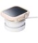 エレコム　アップルウォッチ カバー Apple Watch SE 第3 / 2世代 ［ 44mm ］ ケース 強化ガラス 10H 耐衝撃フレーム 指紋防止 飛散防止 TOUGH SLIM LITE ベージュ AW25DFCTSLBE