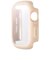 エレコム　アップルウォッチ カバー Apple Watch SE 第3 / 2世代 ［ 44mm ］ ケース 強化ガラス 10H 耐衝撃フレーム 指紋防止 飛散防止 TOUGH SLIM LITE ベージュ AW25DFCTSLBE
