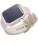 エレコム　アップルウォッチ カバー Apple Watch SE 第3 / 2世代 ［ 44mm ］ ケース 強化ガラス 10H 耐衝撃フレーム 指紋防止 飛散防止 TOUGH SLIM LITE ベージュ AW25DFCTSLBE