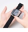 エレコム　アップルウォッチ カバー Apple Watch SE 第3 / 2世代 ［ 44mm ］ ケース 強化ガラス 10H 耐衝撃フレーム 指紋防止 飛散防止 TOUGH SLIM LITE ブラック AW25DFCTSLBK