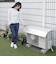 ヤマゼン　エアコンカバー 室外機 ひさし付き マグネット式 YMAG8352H