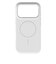 トリニティ　iPhone 18 Pro / 17 Pro ［NIL］ マグネット吸着式アクセサリー対応 シリコンケース ホワイト TRIP26M3NILMSWT