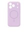 トリニティ　iPhone2026 秋 6.3 ケース / 17 Pro ［Maloa］ マグネット吸着式アクセサリー対応 衝撃吸収シリコンケース ライラック AJIP26M3MLMSLIL