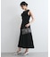【VIS DRESS】チュールフラワードッキングワンピース