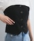 【新色追加】【美easy】釦ビスチェTシャツドッキングプルオーバー【接触冷感/洗える】
