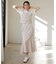 【新色追加】【美easy】釦ビスチェTシャツドッキングプルオーバー【接触冷感/洗える】
