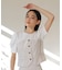 【新色追加】【美easy】釦ビスチェTシャツドッキングプルオーバー【接触冷感/洗える】