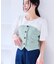 【新色追加】【美easy】釦ビスチェTシャツドッキングプルオーバー【接触冷感/洗える】