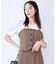 【新色追加】【美easy】釦ビスチェTシャツドッキングプルオーバー【接触冷感/洗える】