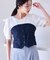 【新色追加】【美easy】釦ビスチェTシャツドッキングプルオーバー【接触冷感/洗える】