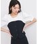 【新色追加】【美easy】釦ビスチェTシャツドッキングプルオーバー【接触冷感/洗える】