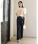 【新色追加】【美easy】釦ビスチェTシャツドッキングプルオーバー【接触冷感/洗える】