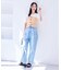 【新色追加】【美easy】釦ビスチェTシャツドッキングプルオーバー【接触冷感/洗える】