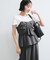 【新色追加】【美easy】ねじりリボンTシャツドッキングプルオーバー【接触冷感/洗える】