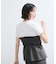 【新色追加】【美easy】ねじりリボンTシャツドッキングプルオーバー【接触冷感/洗える】