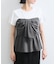 【新色追加】【美easy】ねじりリボンTシャツドッキングプルオーバー【接触冷感/洗える】