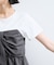 【新色追加】【美easy】ねじりリボンTシャツドッキングプルオーバー【接触冷感/洗える】