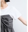 【新色追加】【美easy】ねじりリボンTシャツドッキングプルオーバー【接触冷感/洗える】
