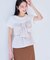 【新色追加】【美easy】ねじりリボンTシャツドッキングプルオーバー【接触冷感/洗える】