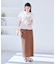 【新色追加】【美easy】ねじりリボンTシャツドッキングプルオーバー【接触冷感/洗える】