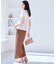 【新色追加】【美easy】ねじりリボンTシャツドッキングプルオーバー【接触冷感/洗える】