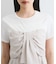 【新色追加】【美easy】ねじりリボンTシャツドッキングプルオーバー【接触冷感/洗える】