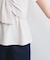 【新色追加】【美easy】ねじりリボンTシャツドッキングプルオーバー【接触冷感/洗える】