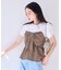 【新色追加】【美easy】ねじりリボンTシャツドッキングプルオーバー【接触冷感/洗える】