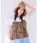 【新色追加】【美easy】ねじりリボンTシャツドッキングプルオーバー【接触冷感/洗える】