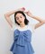 【新色追加】【美easy】ねじりリボンTシャツドッキングプルオーバー【接触冷感/洗える】