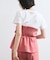 【新色追加】【美easy】ねじりリボンTシャツドッキングプルオーバー【接触冷感/洗える】