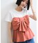 【新色追加】【美easy】ねじりリボンTシャツドッキングプルオーバー【接触冷感/洗える】