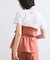 【新色追加】【美easy】ねじりリボンTシャツドッキングプルオーバー【接触冷感/洗える】