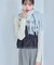 【リサイクルポリ】ふわふわ太フリンジマフラー