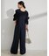 【VIS DRESS】ピンストライプレースオールインワン【洗える】