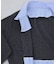 シャツレイヤード風メタルボタンカーディガン