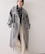 尾州シャギースタンドカラーロングコート/静電気防止・WEB限定PS・TMサイズ