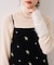 刺繍アソートベロアキャミワンピース/2WAY