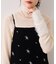 刺繍アソートベロアキャミワンピース/2WAY