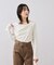 ドレープオフショルロンT/一部WEB限定カラー・イージーケア