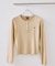 【POLO BCS】VIS別注ヘンリーネックミニケーブルニットトップス