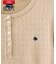 【POLO BCS】VIS別注ヘンリーネックミニケーブルニットトップス