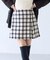 ロービングチェックミニスカート