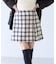 ロービングチェックミニスカート