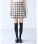 ロービングチェックミニスカート