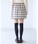 ロービングチェックミニスカート