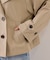 ショートトレンチコート/UVケア・撥水・花粉ガード